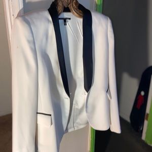 Victoria Secret White Tuxedo Blazer